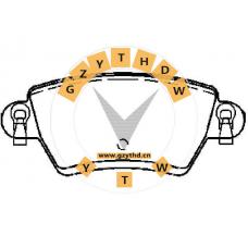 Brake Pad Set,D4060-MP110-C2,LUXGEN,D4060MP110C2,,D4060-MP110-C2,,