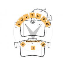 Brake Pad Set,C2P25493,JAGUAR,C2P25493,,C2P25493,,