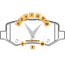 Brake Pad Set,D4033-SN102-C2,LUXGEN,D4033SN102C2,,D4033-SN102-C2,,