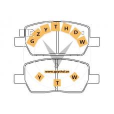 Brake Pad Set,13435253,CHEVROLET (SGM),13435253,,13435253,,