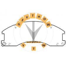 Brake Pad Set,D1927-9152,FOTON,D19279152,,D1927-9152,,