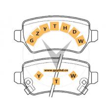 Brake Pad Set,93176118,HOLDEN,93176118,OPEL,93176118,CHEVROLET,VAUXHALL