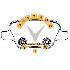 Brake Pad Set,3520003BAC,GAC,3520003BAC,,3520003BAC,,