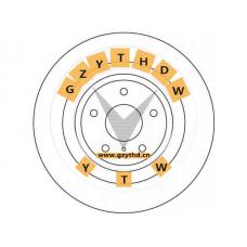 40206-3WU0A-C166，Brake Disc，40206-3WU0A-C166，INFINITI (Dongfeng)，40206-3WU0A-C166