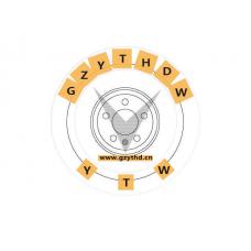 3296019，Brake Disc，3296019，ZHONGHUA(BRILLIANCE)，3296019