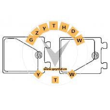 Brake Pad Set,CD6586,BENTLEY,CD6586,,CD6586,,