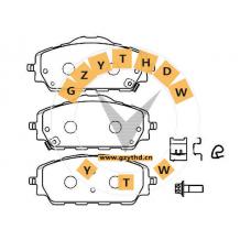 Brake Pad Set,EFS1-2011-CA,FORD (JMC),EFS12011CA,,EFS1-2011-CA,,