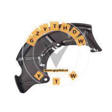 1J0 615 311，Splash Panel, Brake Disc，1J0615311，Front Axle, Left，1J0 615 311，AUDI，VOLKSWAGEN